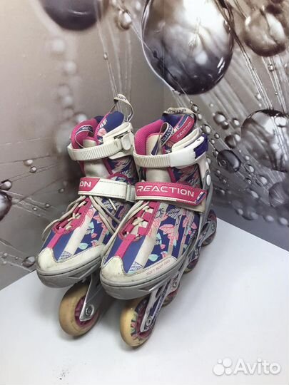 Роликовые коньки Reaction Rainbow