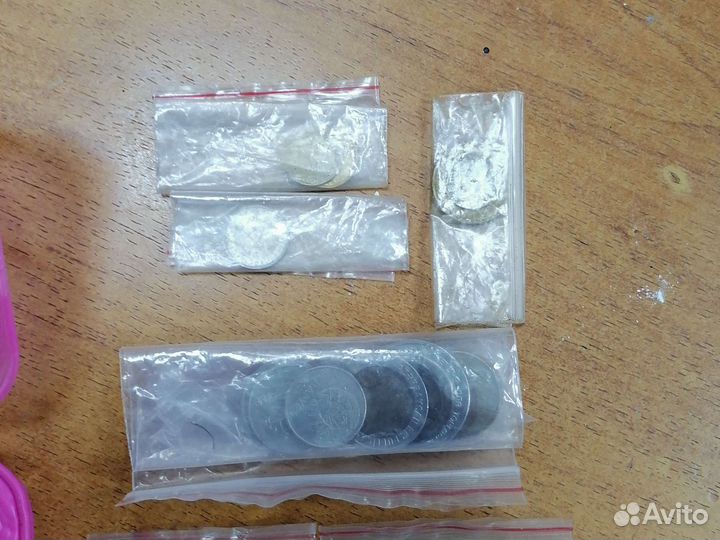 Большая коллекция монет из СССР и др