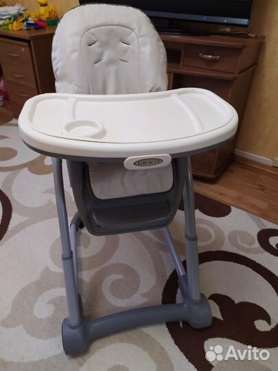 Детский стульчик для кормления graco