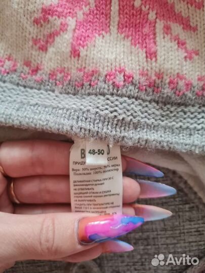 Шапка для девочки на 4 года