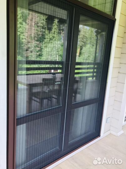 Москитная сетка Плиссе на окна и двери