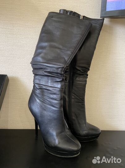 Сапоги женские зимние натуральная кожа