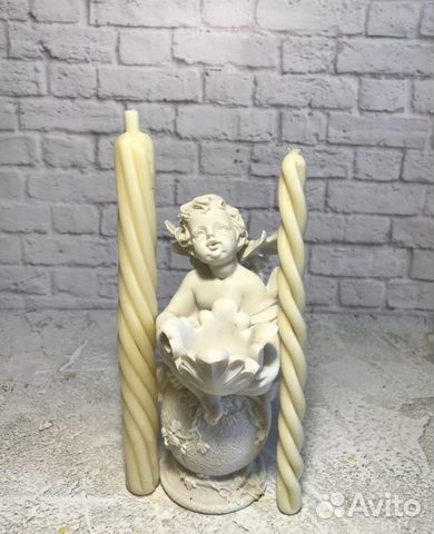 Восковая свеча, очищение, белые и черные, скрутка