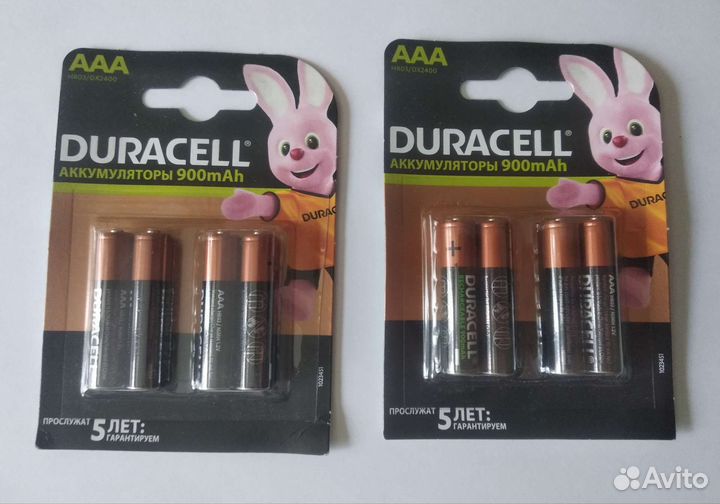 Аккумулятор AAA 900 мАч Duracell 4 шт. в уп Ni-Mh
