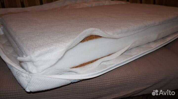 Детский ортопедический матрас Plitex, 120х60 см