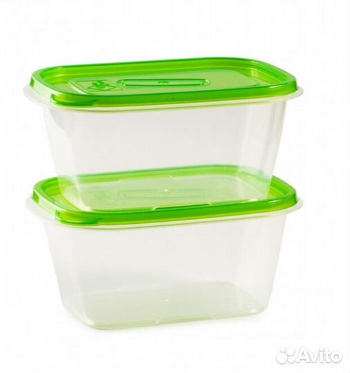 Набор контейнеров 0,85л 2шт good&good, пищевые