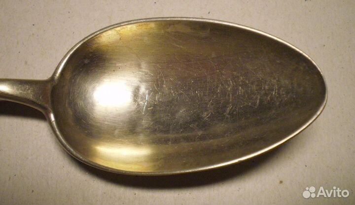 Серебряная столовая ложка, Хлебников, 1885 г, 64 г