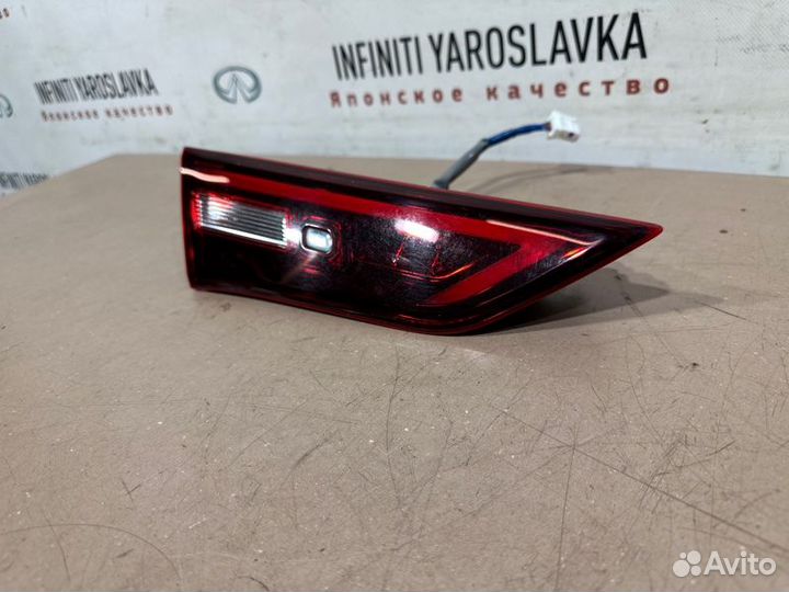 Фонарь в крышку багажника левый Infiniti Q60 CV37