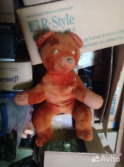 Игрушка медведь большой СССР