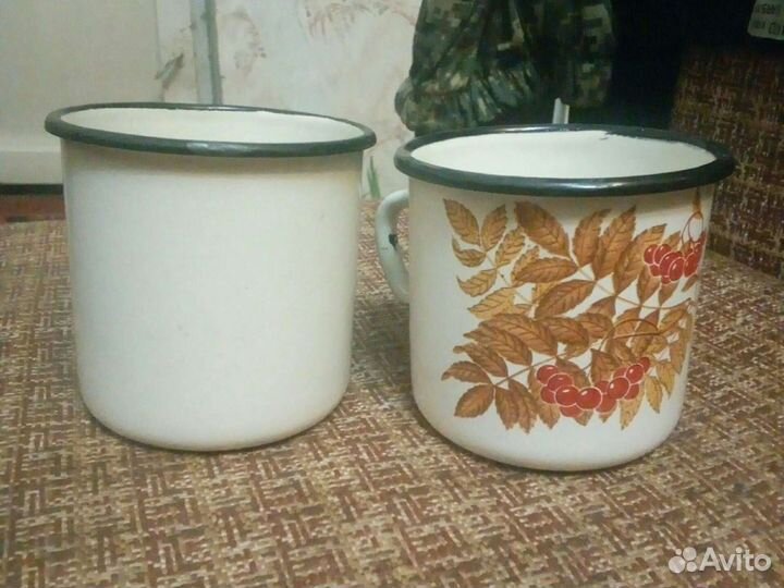 Эмалированная кружка СССР