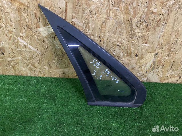 Стекло кузовное заднее левое Volvo S80 1999-2006