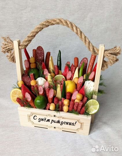 Съедобные букеты, мужские букеты