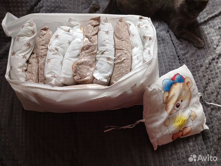 Бортики в детскую кроватку