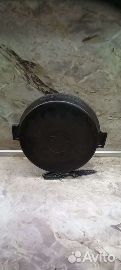 Сковорода гриль чугун ussr