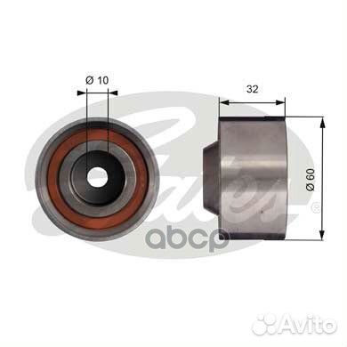 Ролик ремня грм mitsubishi