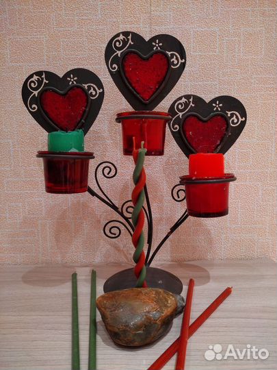 Свечи восковые цветные