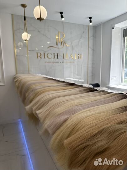 Волосы натуральные срезы