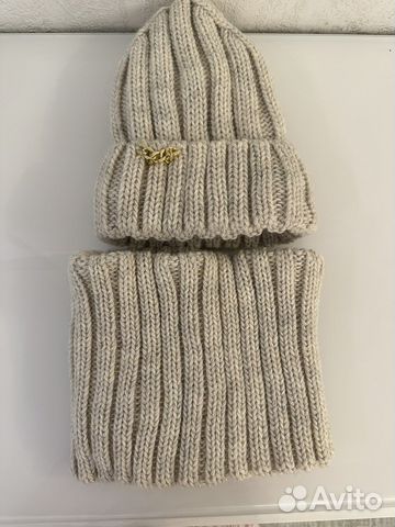 Комплект шапка и Снуд женский зимний