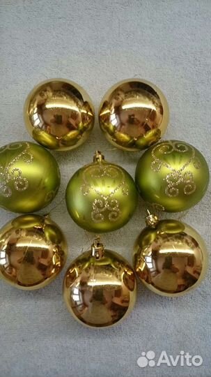 Ёлочные украшения: шары