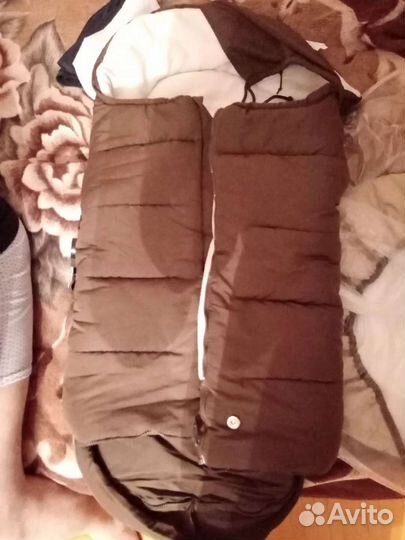 Коляска 2 в 1 эко кожа