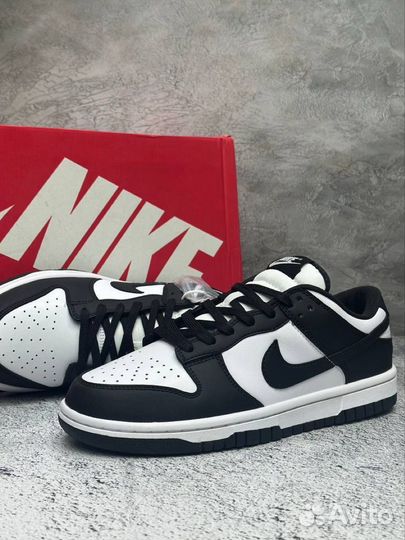 Кроссовки Nike SB Dunk Low White Black Panda