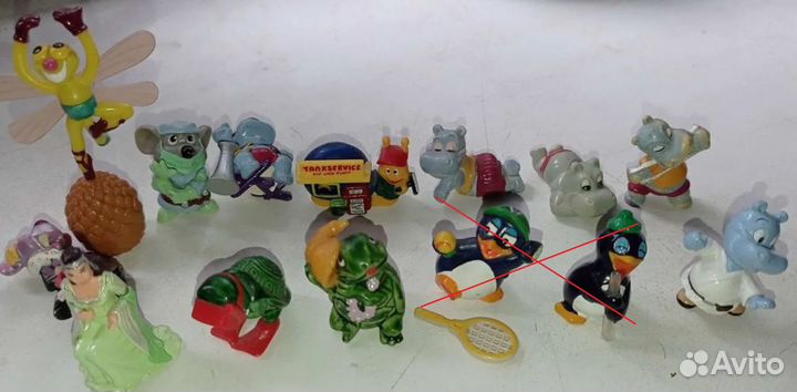 Киндер сюрпризы фигурки разные единички 90х,Нестле