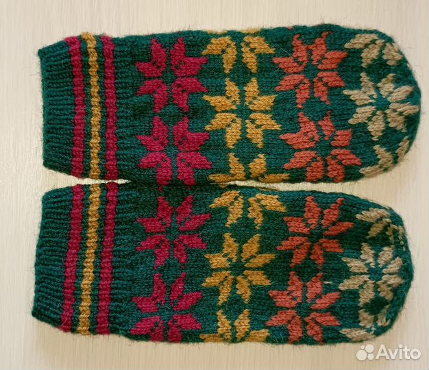 Варежки ручной работы