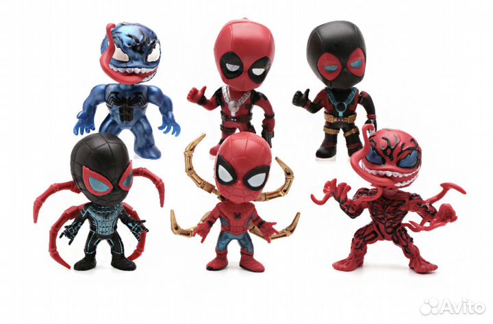 Фигурка коллекционная 10см - Веном, дедпул, корнаж