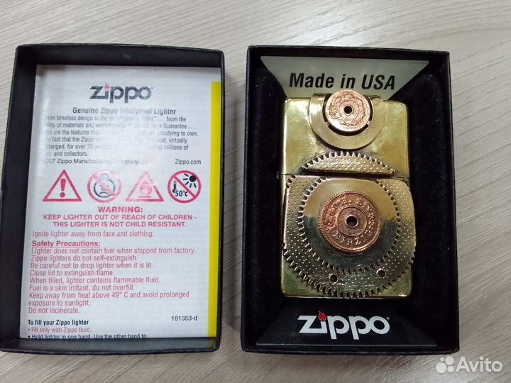 Zippo оригинал steampunk Leipzig