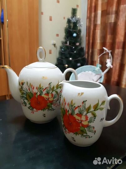 Чайный сервиз фарфор СССР