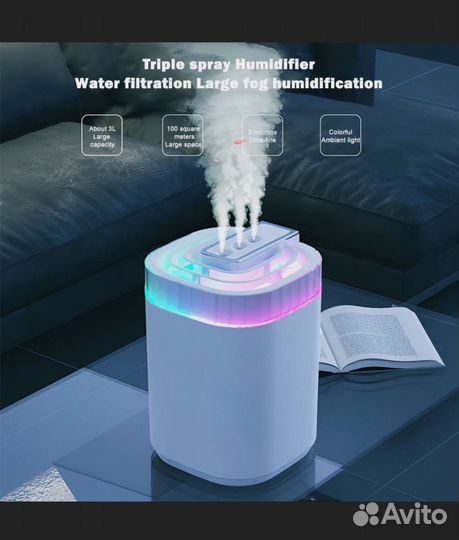 Светодиодный увлажнитель воздуха USB