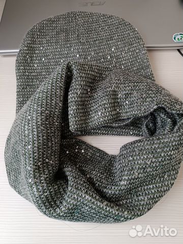 Комплект шапка и снуд