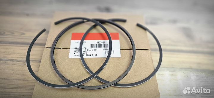 Кольца поршневые Cummins 11 ISM (к-т на цилиндр)