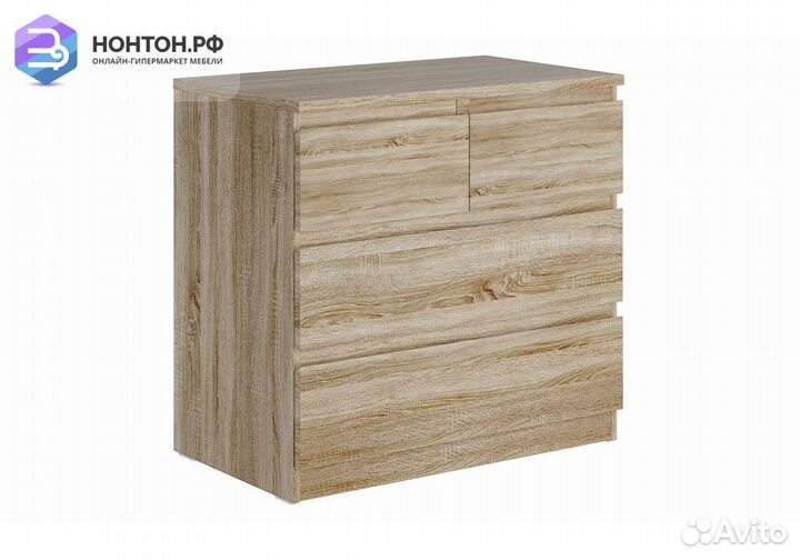 Комод Мальта 4 ящика сонома