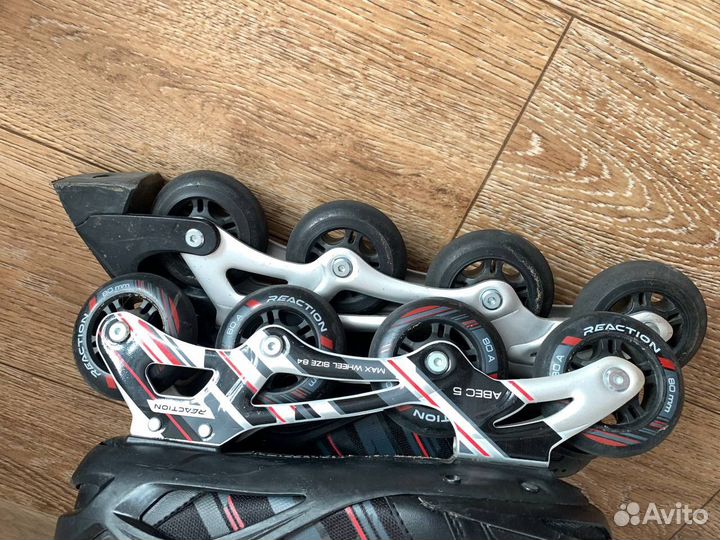 Ролики женские 41 мужские 42 роликовые коньки