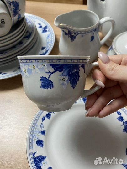 Сервиз чайный фарфор