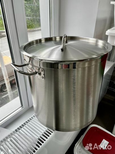 Кастрюля нержавейка 35л индукция