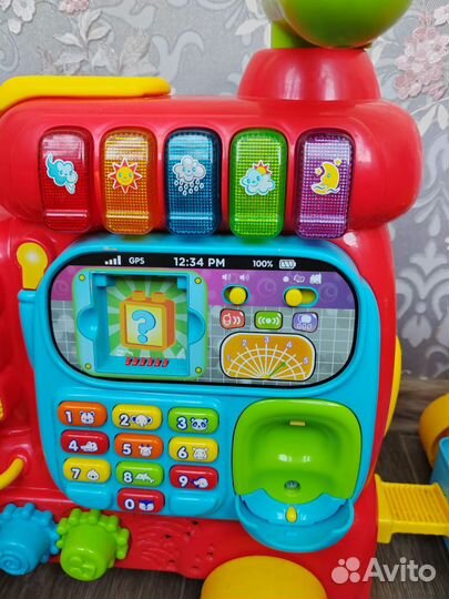 Паровозик vtech 3в1 большой