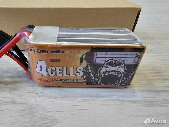Аккумулятор для дрона darwinfpv (4S 850mAh 120C)