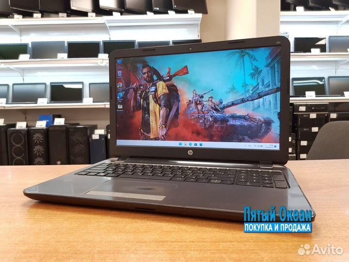 Ноутбук HP 15, Core i3 4005U, RAM 8Gb, SSD, Гарант