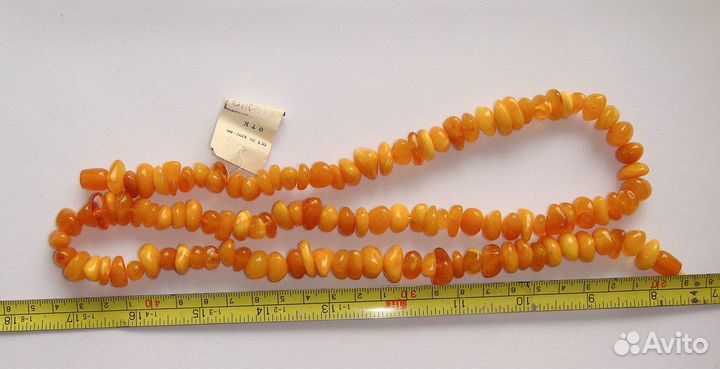 Янтарные Бусы Колье Натуральный Янтарь винтаж СССР