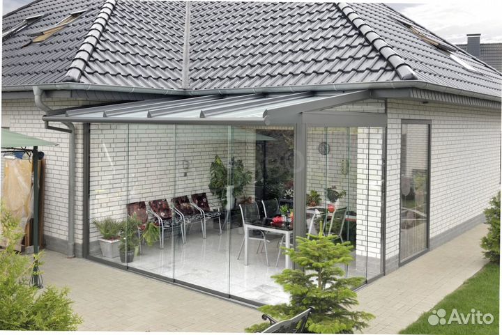 Безрамное Остекление