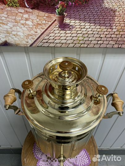 Самовар угольный на дровах 8л Тула