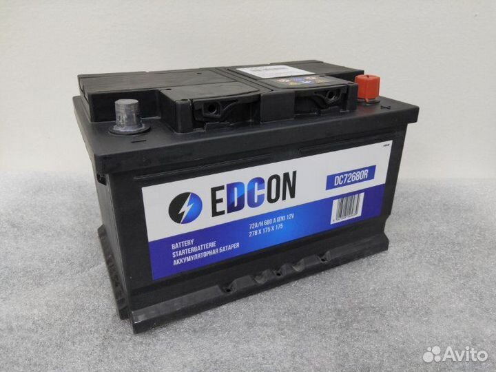 Аккумулятор 72Ah 680A