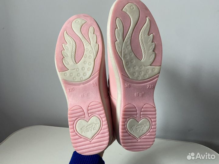 Туфли сандали для девочки кожа 35 36 розовые новые