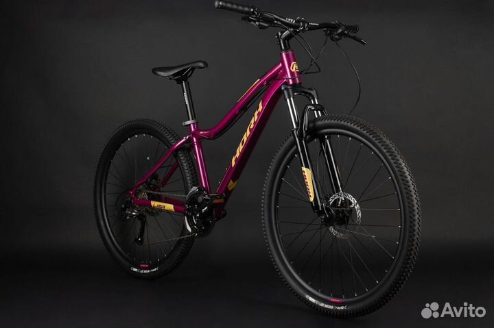 Велосипед horh lima LHD 7.2 27.5 (2023) Purple-Whi