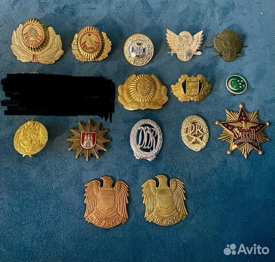 Кокарды, шевроны, погоны