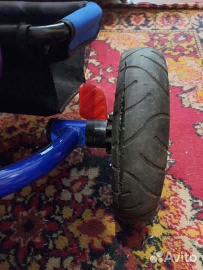 Трехколесный детский велосипед с ручкой бу