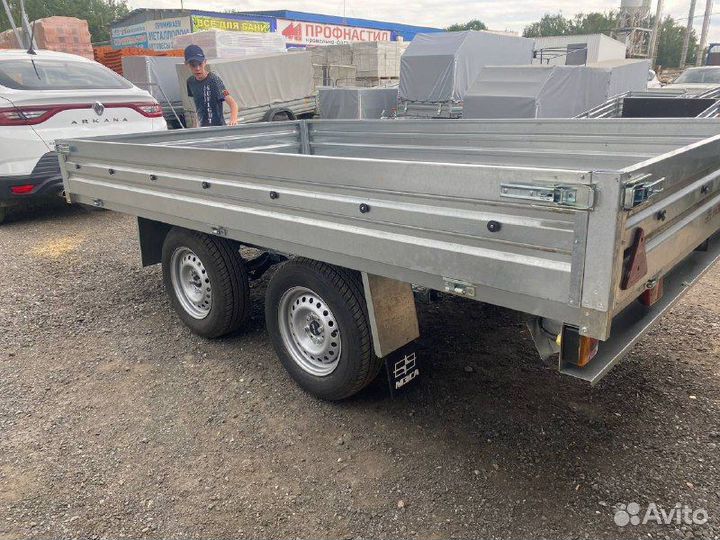 Двухосный прицеп мзса 817738 кат.В. Арива. Фаркопы