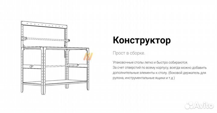 Стол для упаковки товаров от производителя